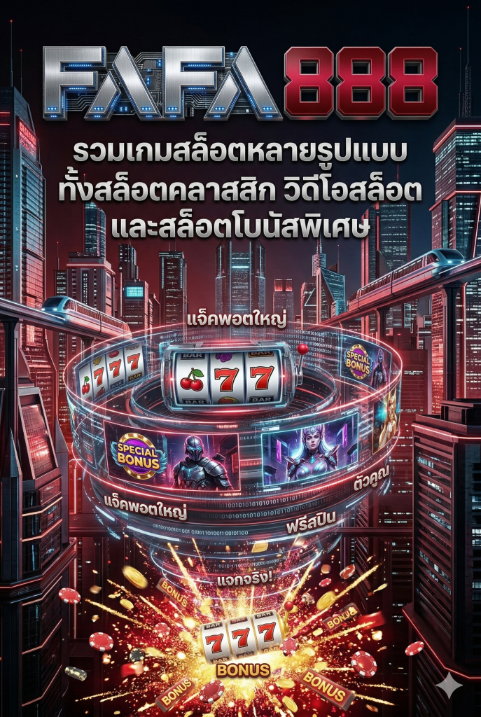 FAFA888-รวมเกมสล็อตหลายรูปแบบ ทั้งสล็อตคลาสสิก วิดีโอสล็อต และสล็อตโบนัสพิเศษ