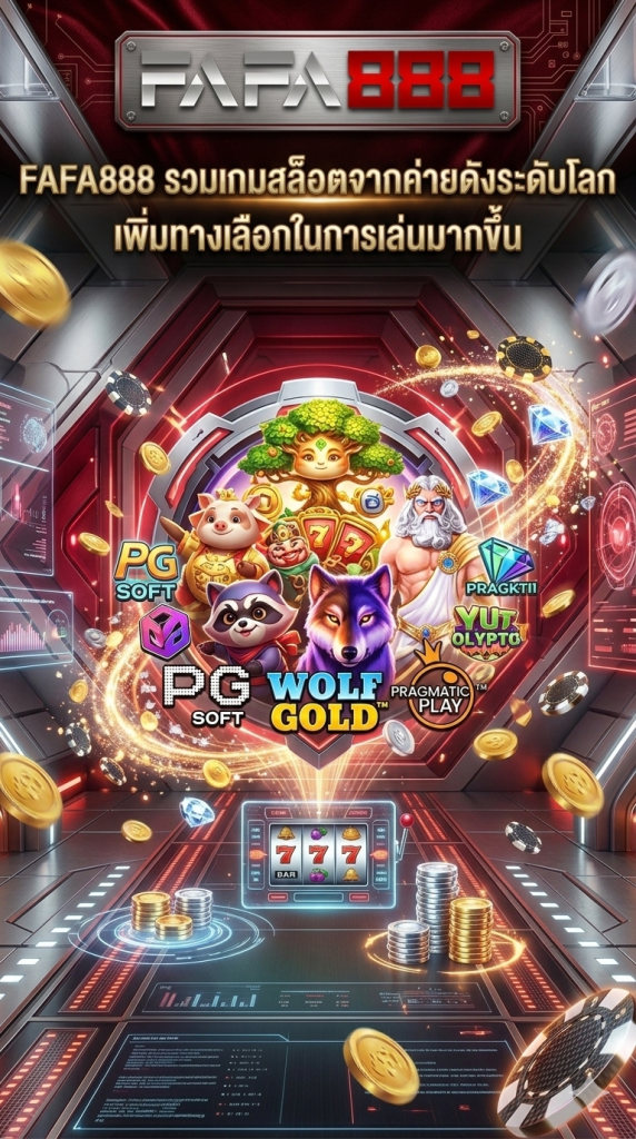 FAFA888-รวมเกมสล็อตจากค่ายดังระดับโลก เพิ่มทางเลือกในการเล่นมากขึ้น